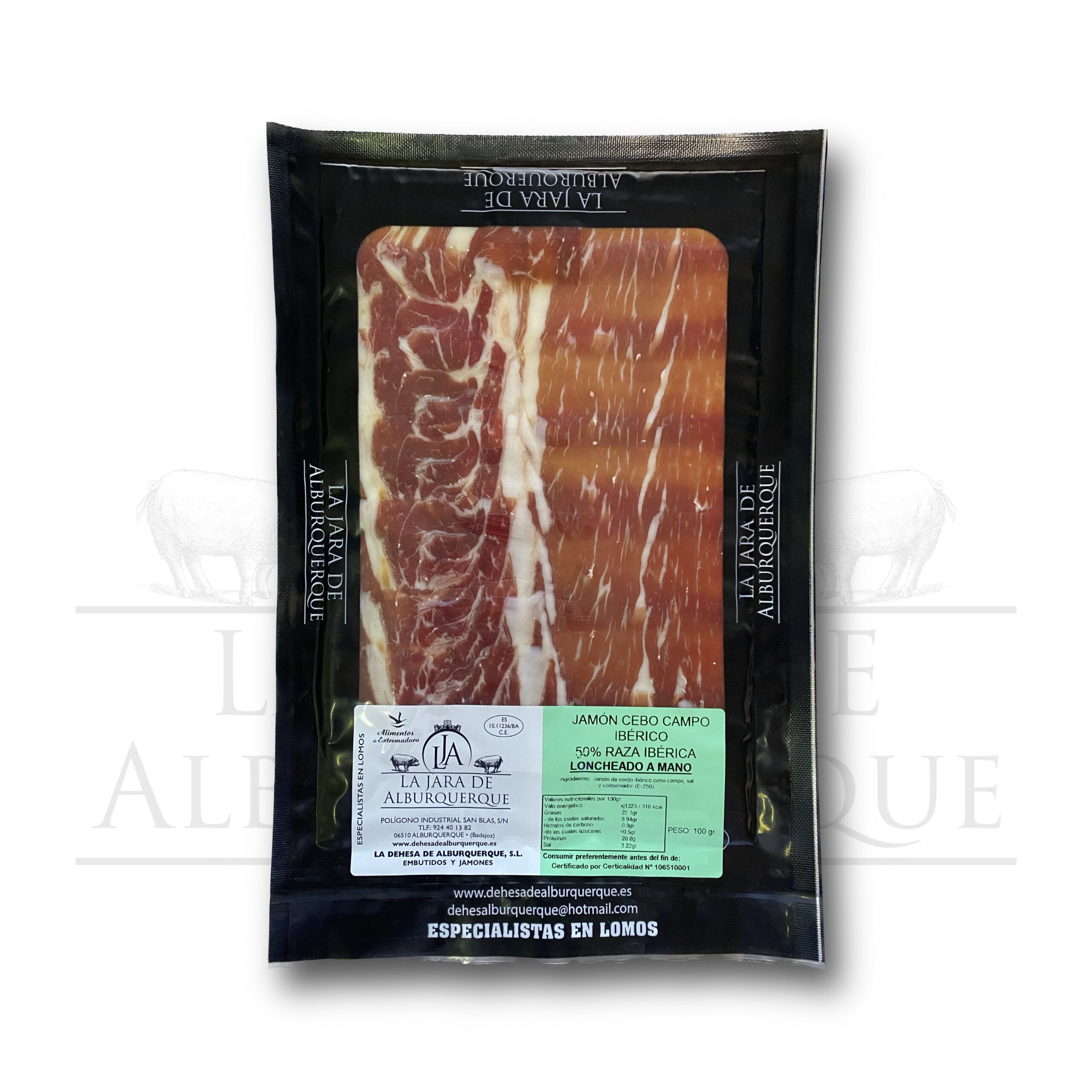 LONCHEADO JAMÓN CEBO CAMPO IBÉRICO 50%